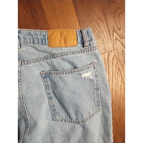 H&M Coachella Baggy Jeans Loose Fit High Waist Womens 10 Distressed 32 x 28 - Picture 5 of 5